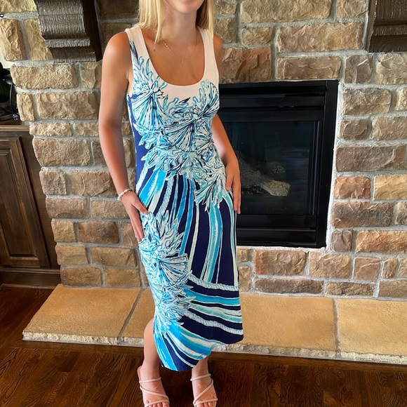 Lilly Pulitzer Mercer Midi Dress - Picture 2 of 9